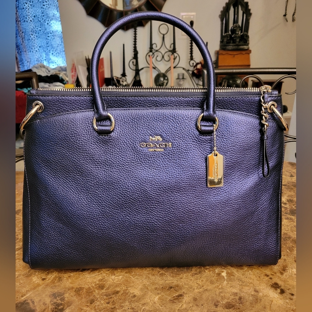 Coach computer/folder tote